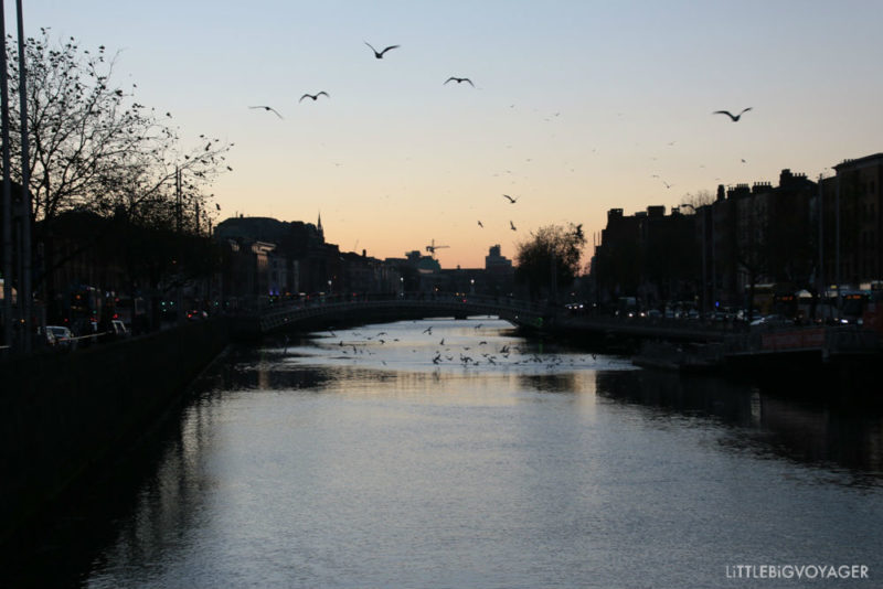 Fluss Liffey in Dublin