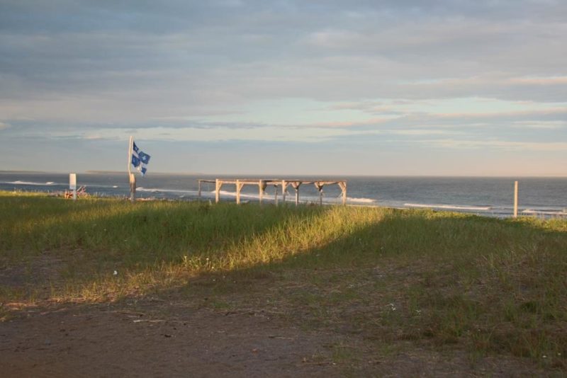 Strand am Camping de la Minganie