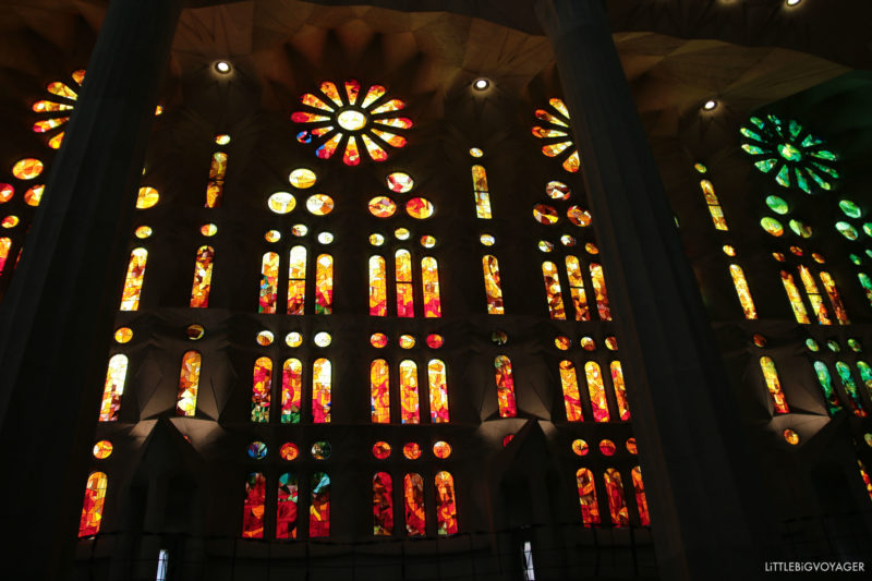 Farbenspiel in der Sagrada Familia
